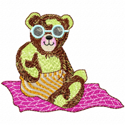Teddy Embroidery Design 12